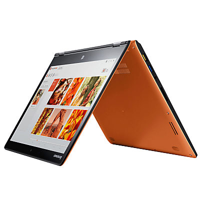 Lenovo YOGA 3 Convertible Laptop, Intel Core i5, 8GB RAM, 256GB SSD, 14  Touch Screen Orange